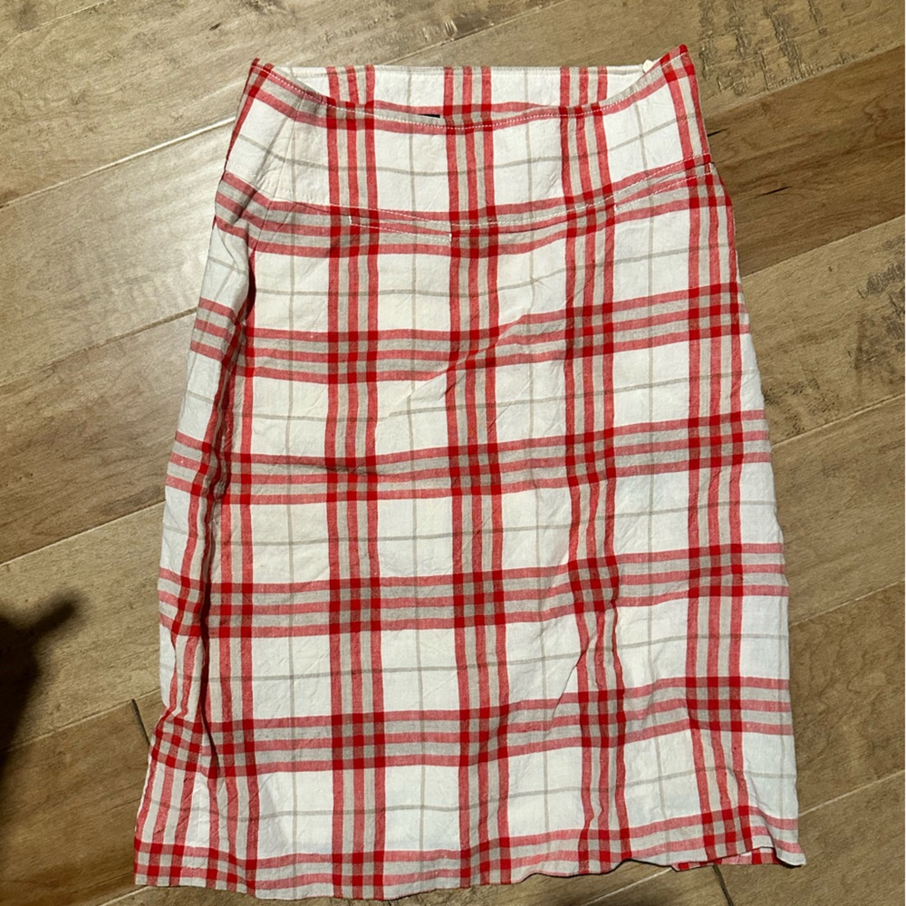 Burberry linen skirt Sz 4